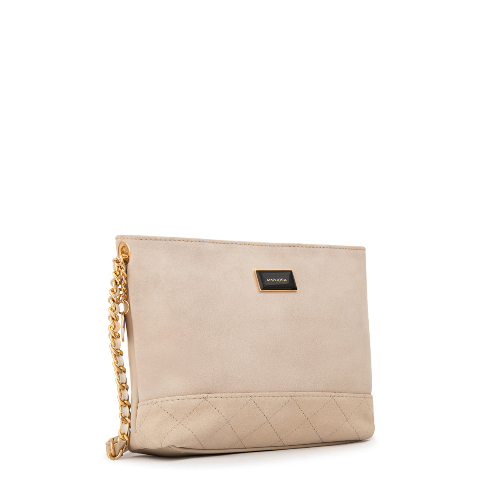 Cartera Bandolera mediana judy blanco crudo