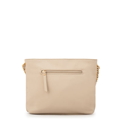 Cartera Bandolera mediana judy blanco crudo