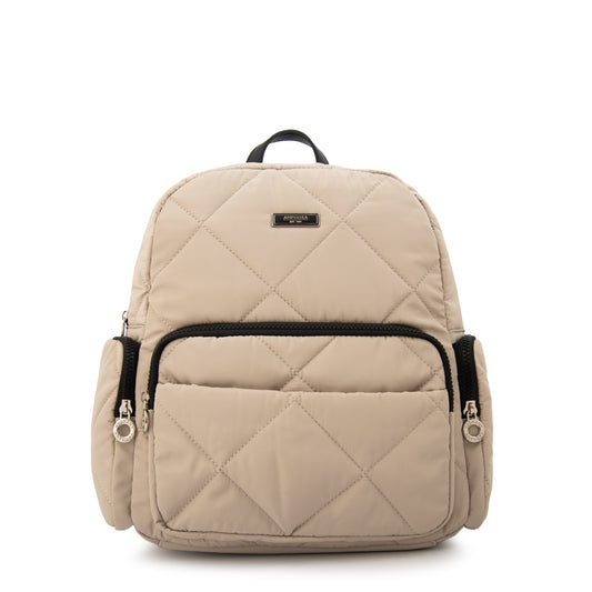 Mochila mediana laurie blanco crudo