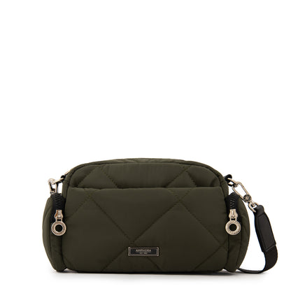 Cartera Bandolera mediana laurie verde oliva