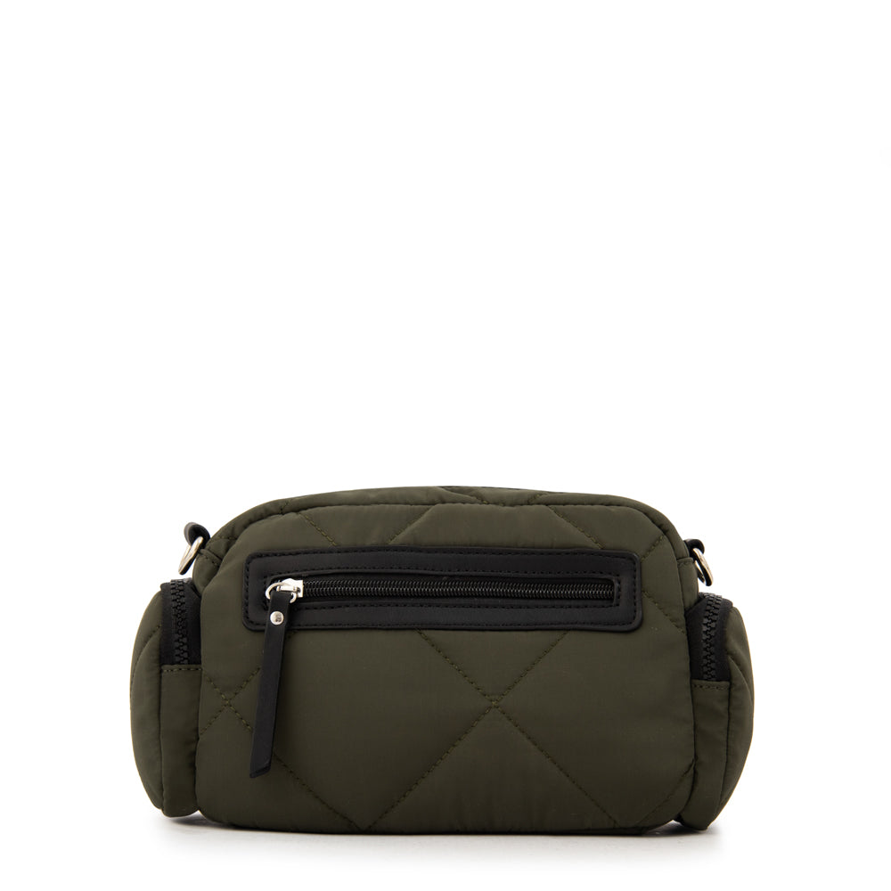 Cartera bandolera laurie mediana verde oliva