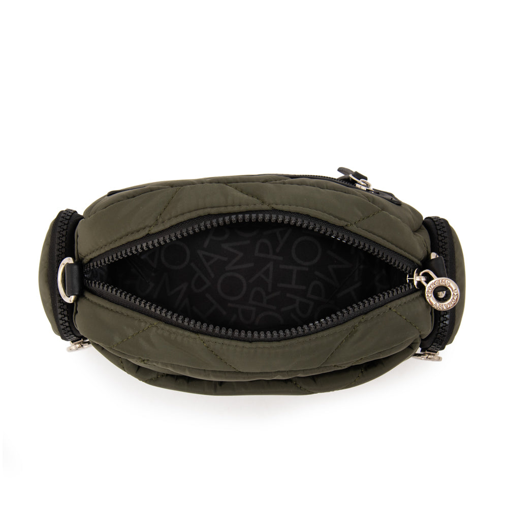 Cartera bandolera laurie mediana verde oliva