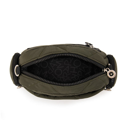 Cartera Bandolera mediana laurie verde oliva