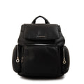 Mochila con tapa jenifer mediana negro