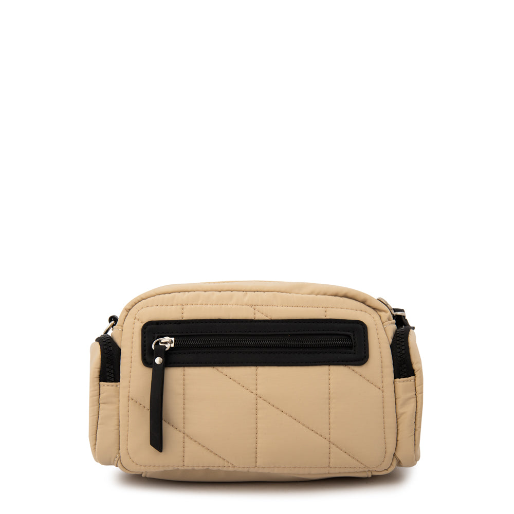 Cartera bandolera alexandra mediana beige