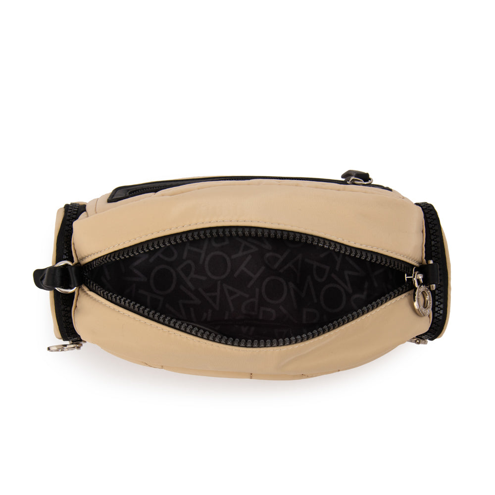 Cartera bandolera alexandra mediana beige