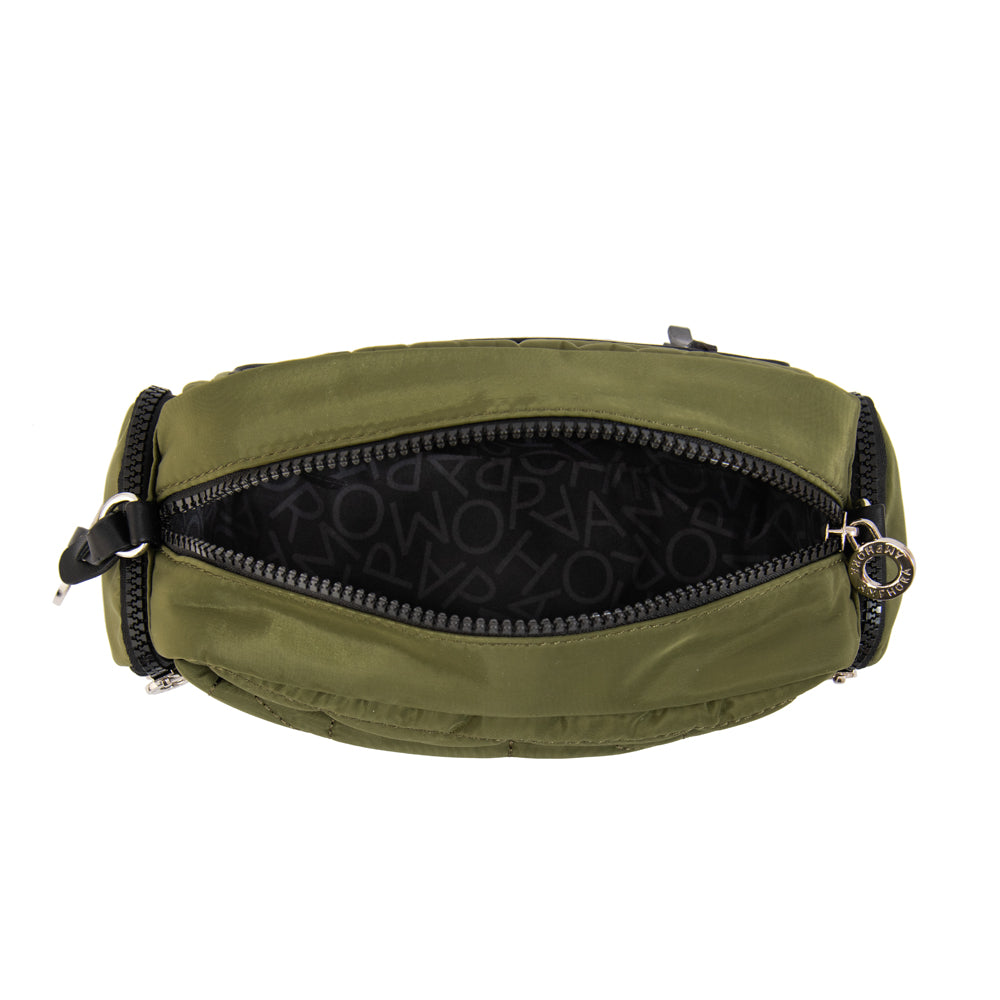 Cartera bandolera alexandra mediana verde oliva