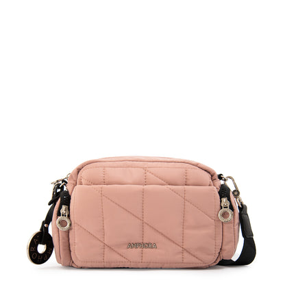Cartera Bandolera alexandra mediana rosa viejo