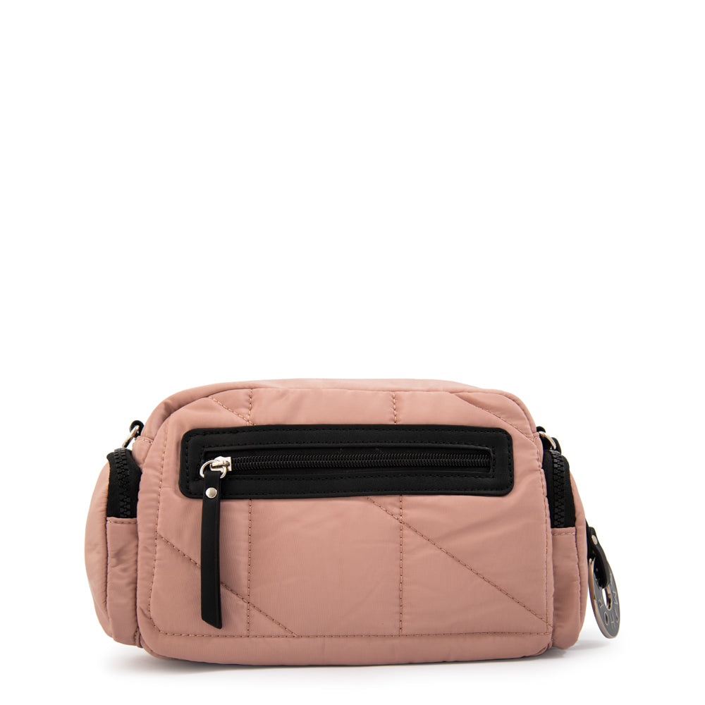 Cartera Bandolera alexandra mediana rosa viejo