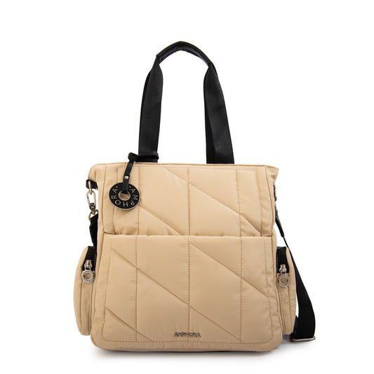 Cartera tote alexandra grande beige