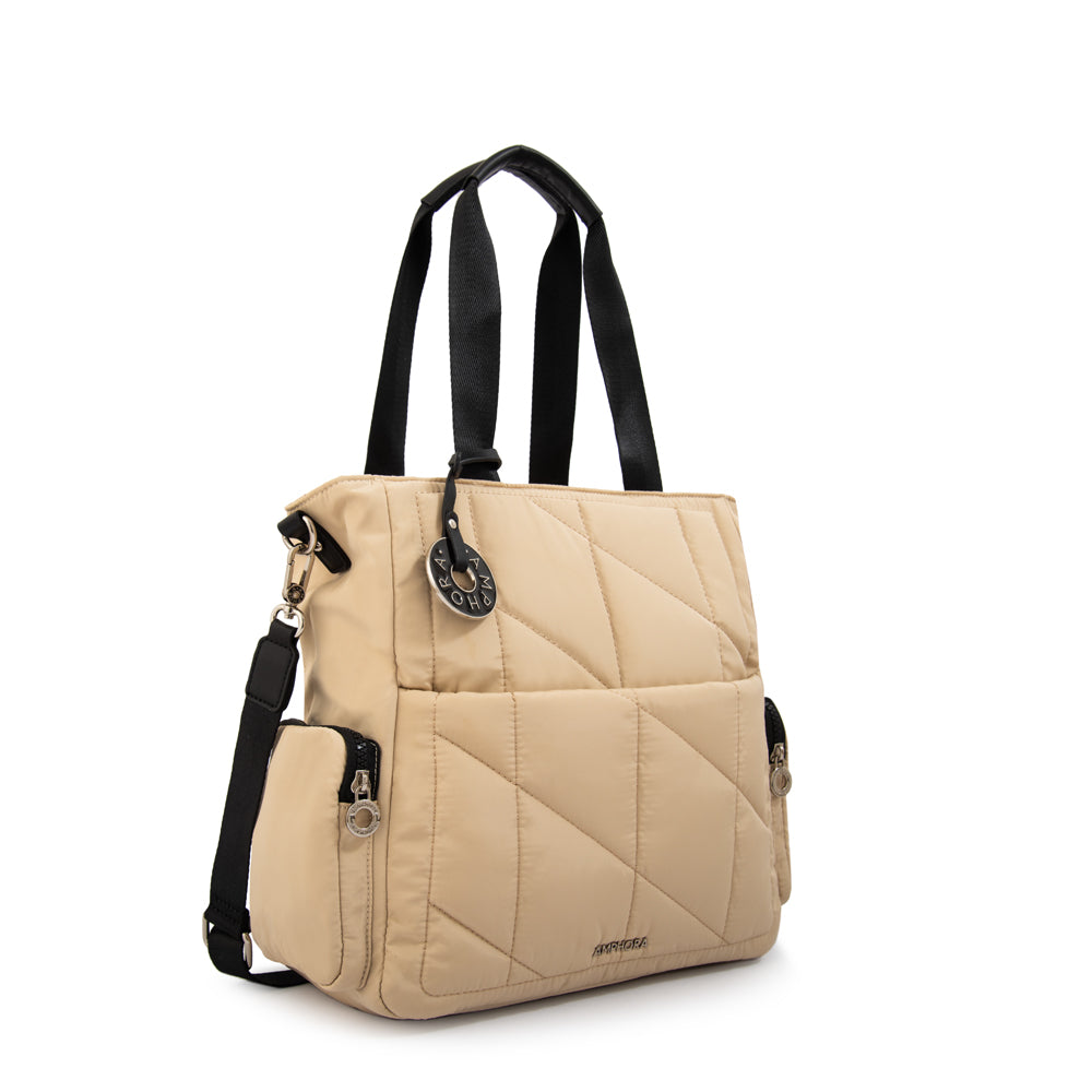Cartera tote alexandra grande beige