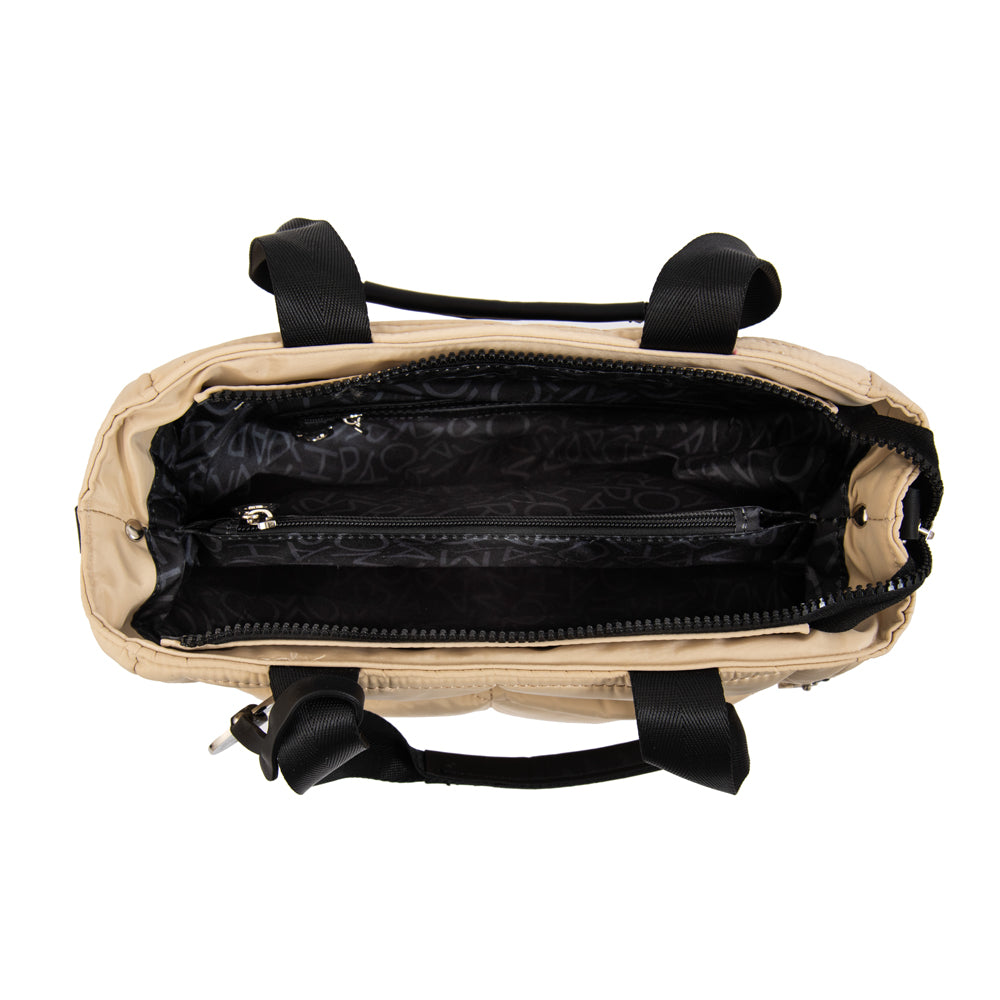 Cartera tote alexandra grande beige