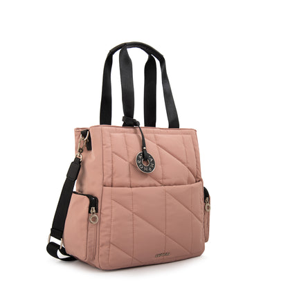 Cartera tote alexandra grande rosa viejo