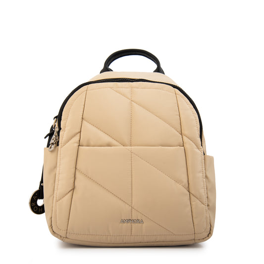 Mochila alexandra mediana beige
