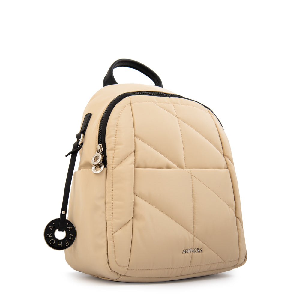 Mochila alexandra mediana beige