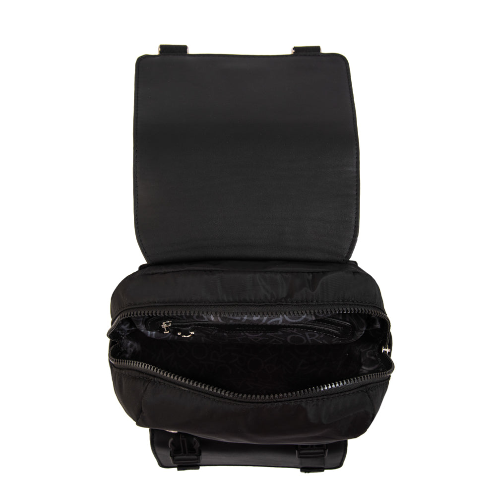 Mochila con tapa lois mediana negro