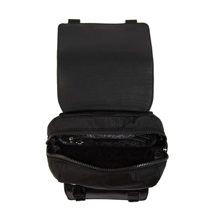 Mochila con tapa lois mediana negro