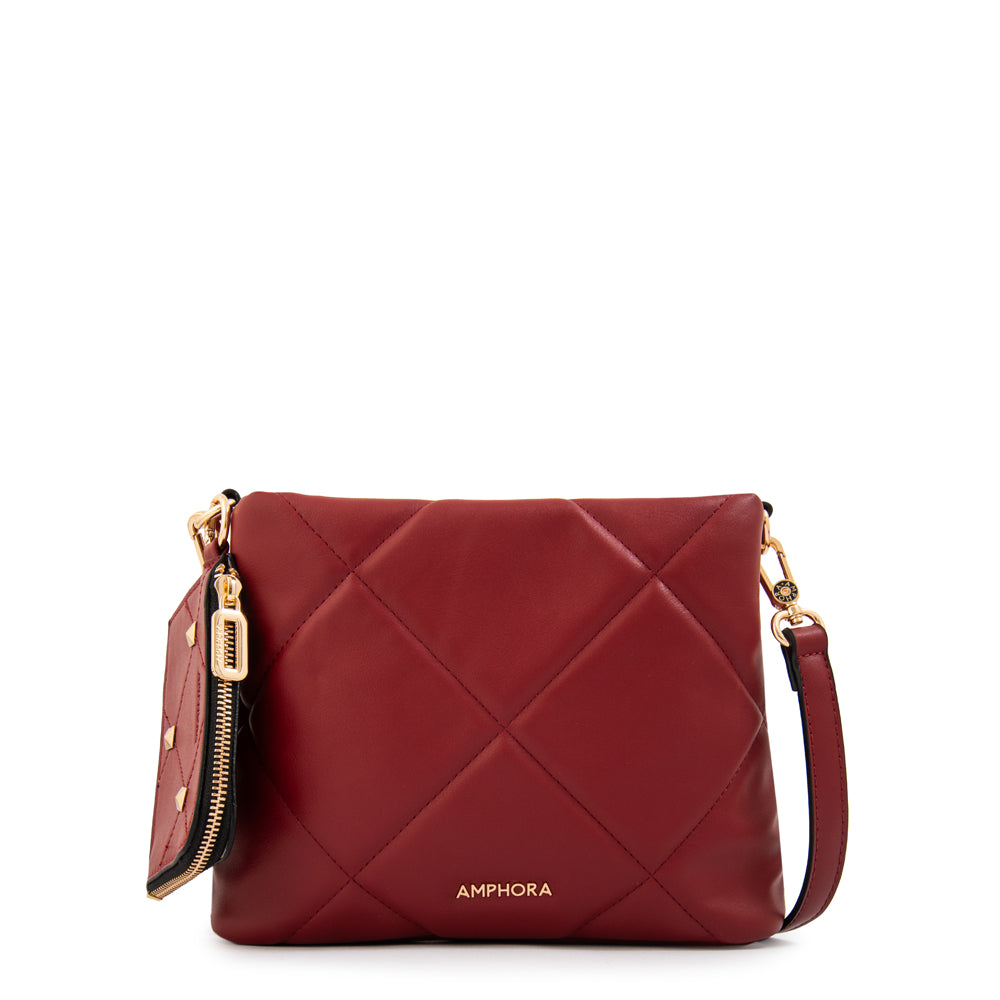 Cartera bandolera keny pequeña rojo
