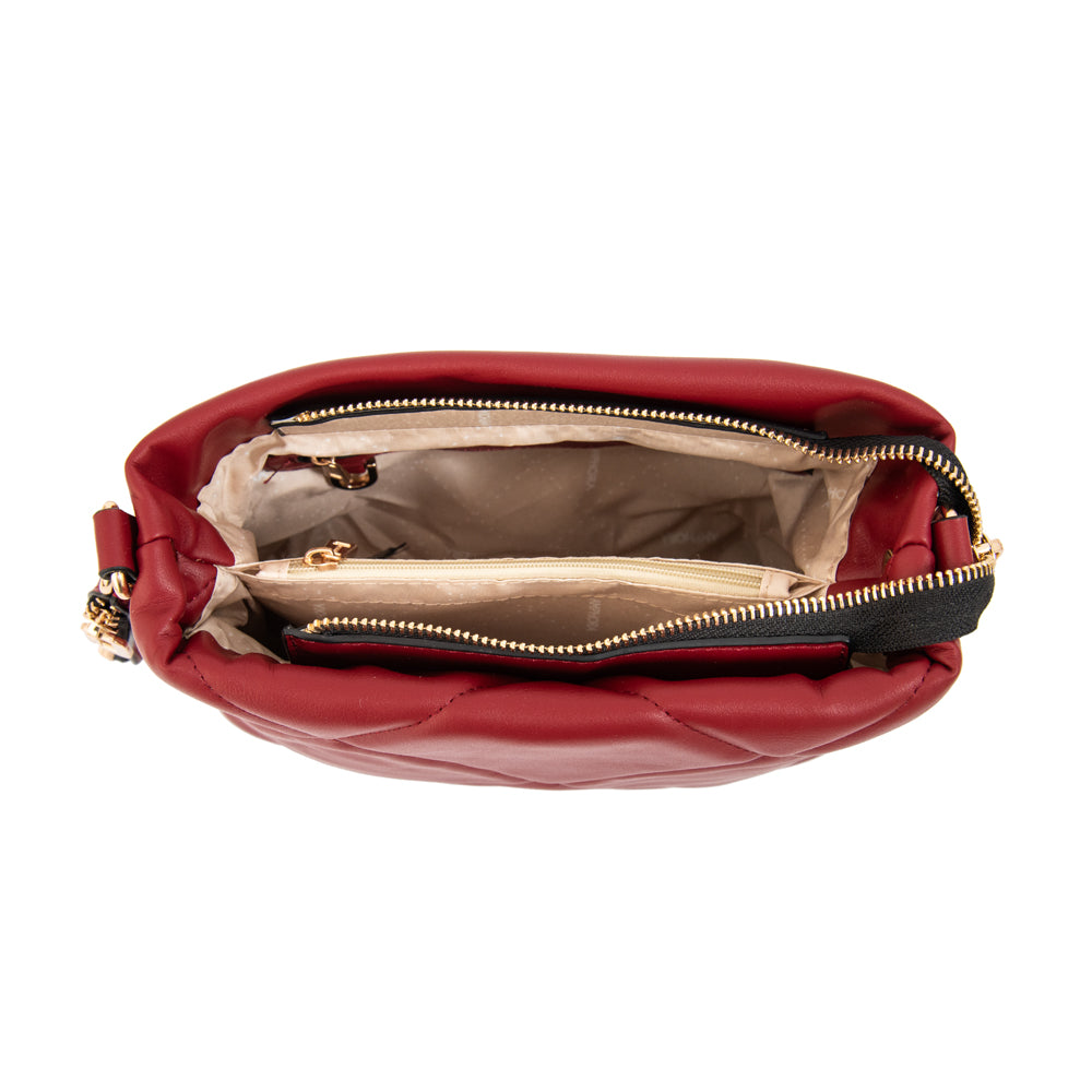Cartera bandolera keny pequeña rojo