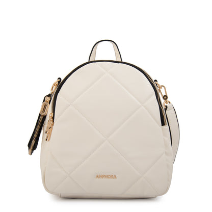 Mochila keny mediana blanco crudo