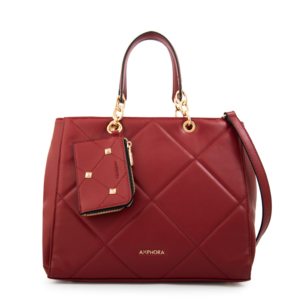 Cartera tote keny pequeña rojo