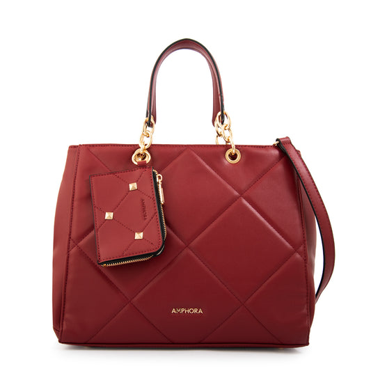 Cartera tote keny pequeña rojo