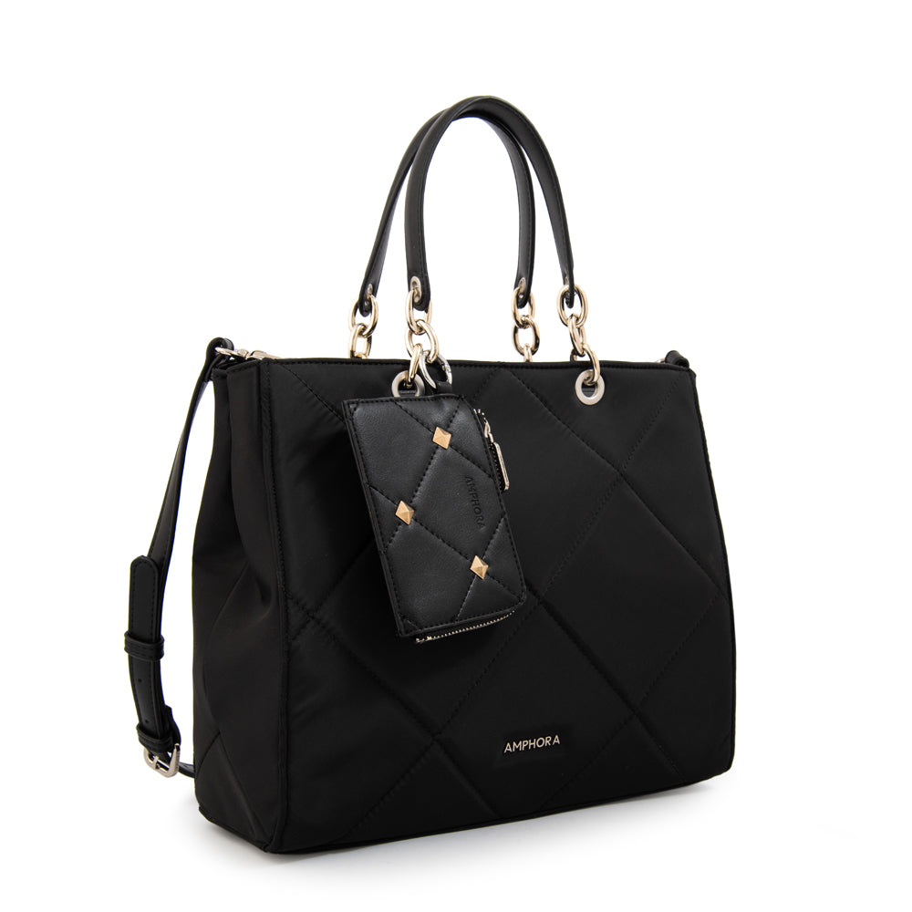 Cartera tote keny pequeña negro especial