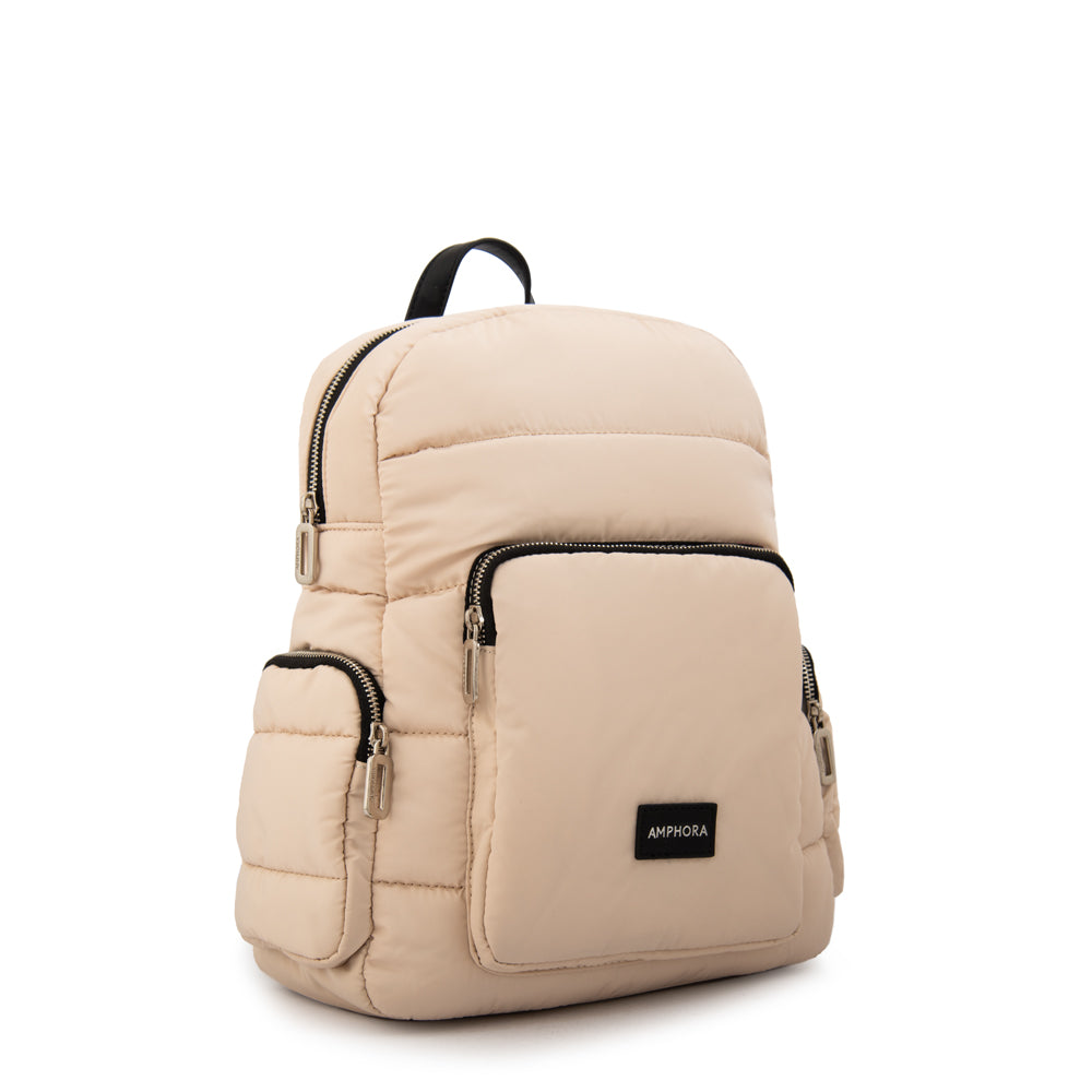Mochila melina mediana beige