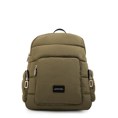 Mochila melina mediana verde oliva