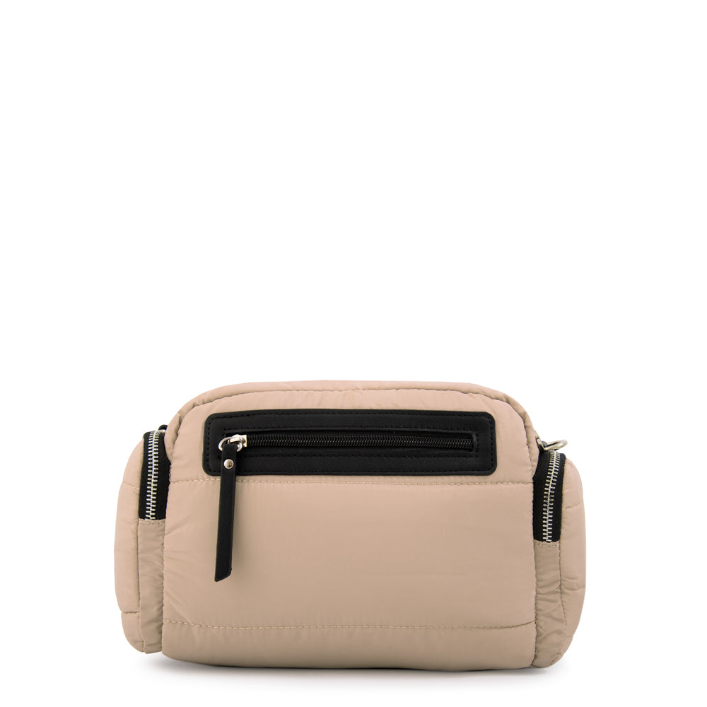 Cartera Bandolera melina mediana beige