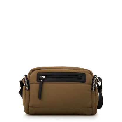 Cartera Bandolera melina mediana verde oliva