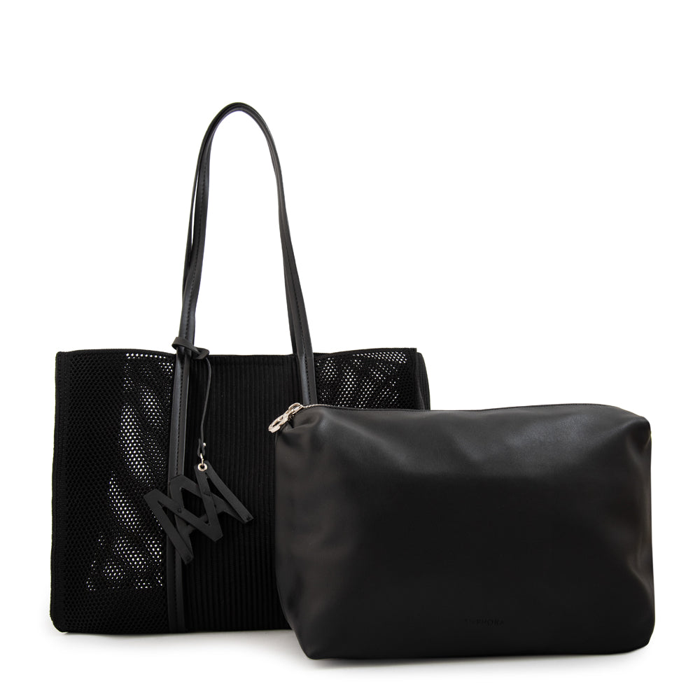 Bolso playa giuliana mediana negro