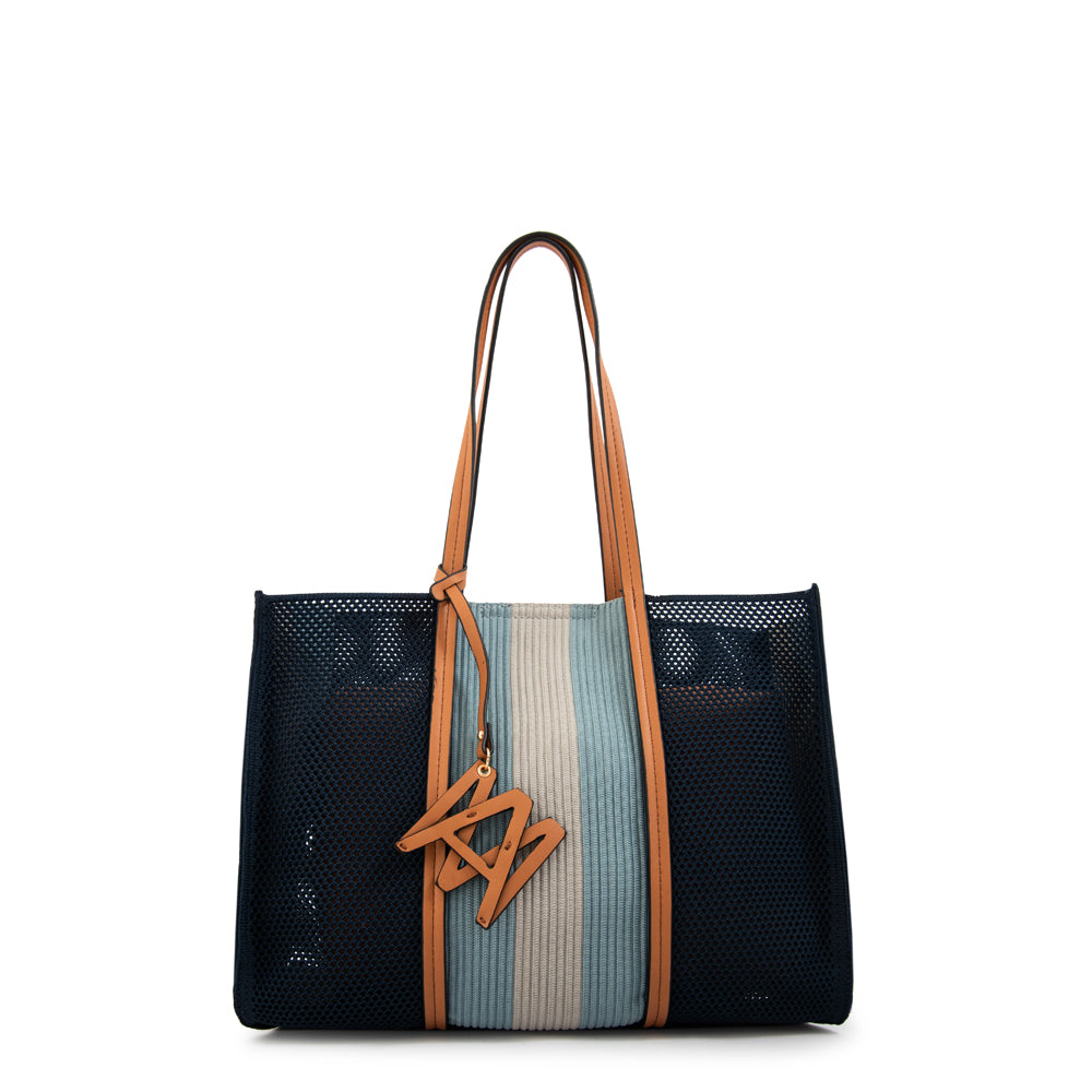 Bolso playa giuliana mediana azul