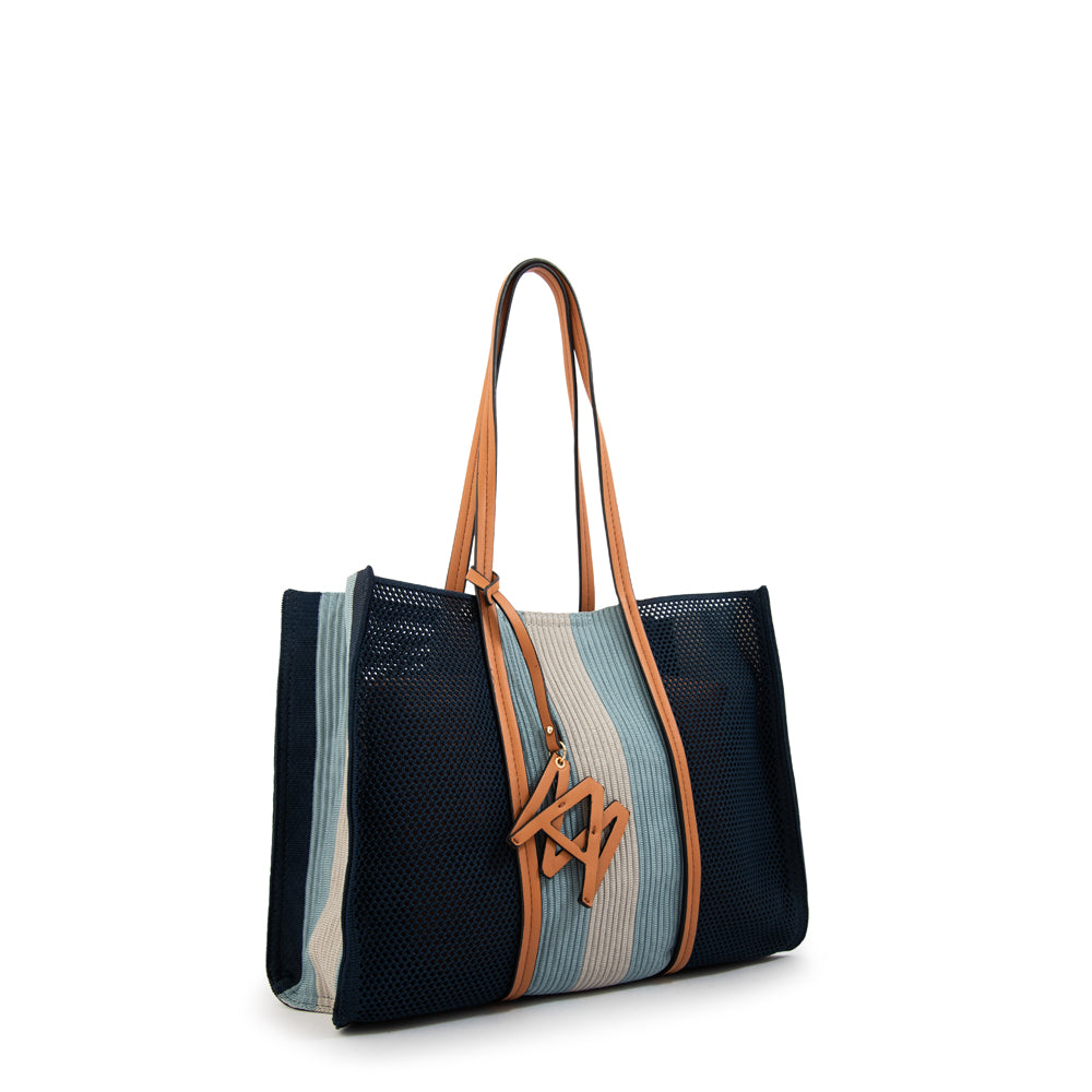 Bolso playa giuliana mediana azul