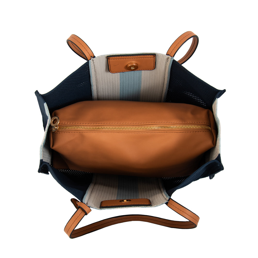 Bolso playa giuliana mediana azul