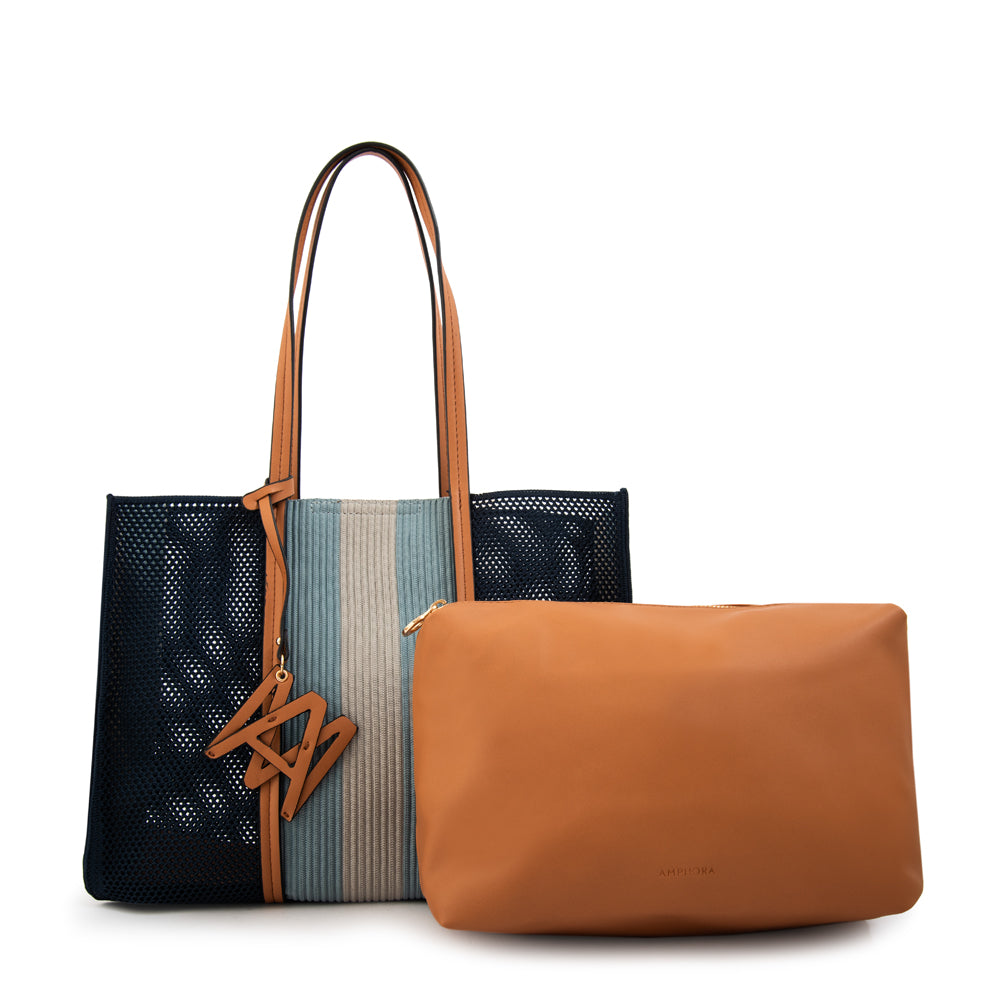 Bolso playa giuliana mediana azul