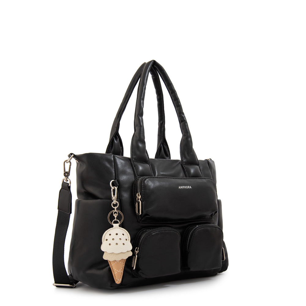 Cartera tote gelatto grande negro