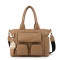 Cartera tote gelatto beige oscuro