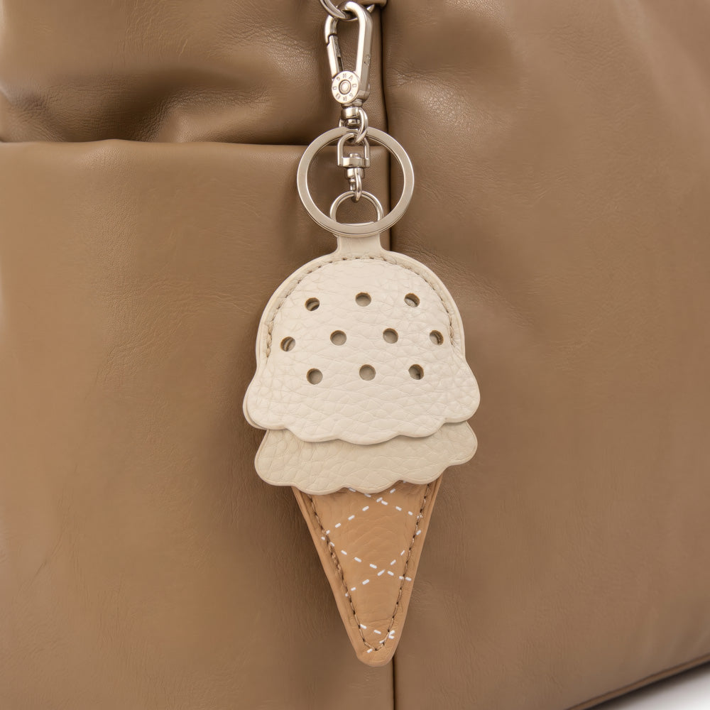 Cartera tote gelatto beige oscuro