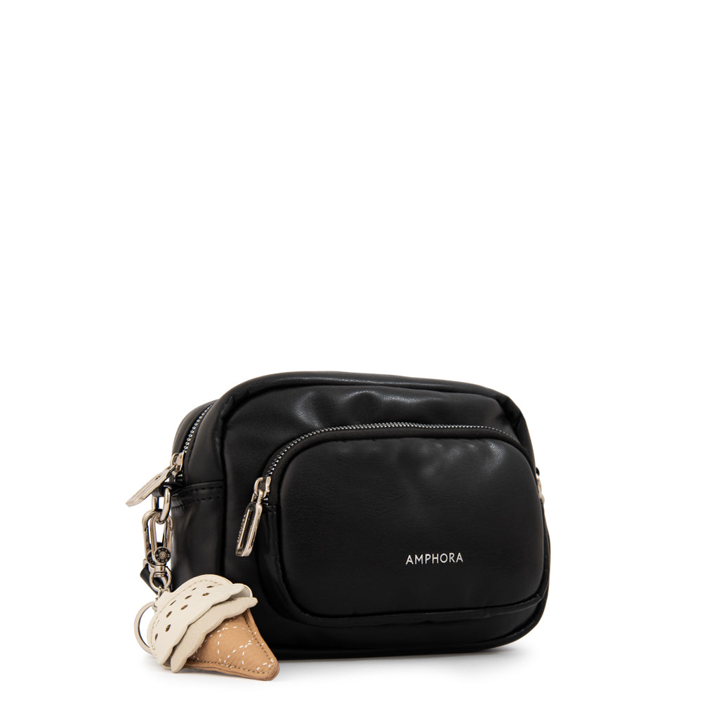 Cartera bandolera gelatto pequeña negro