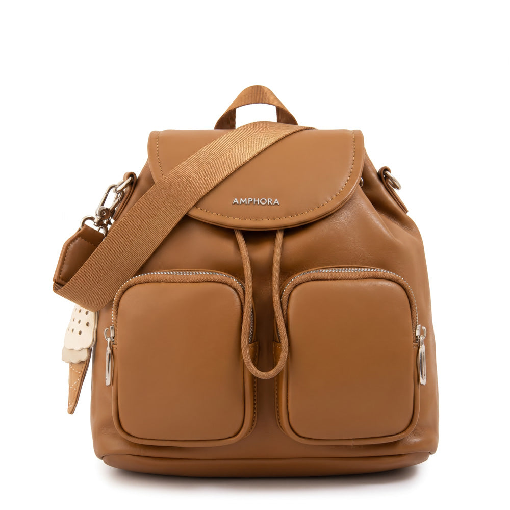 Mochila gelatto beige oscuro