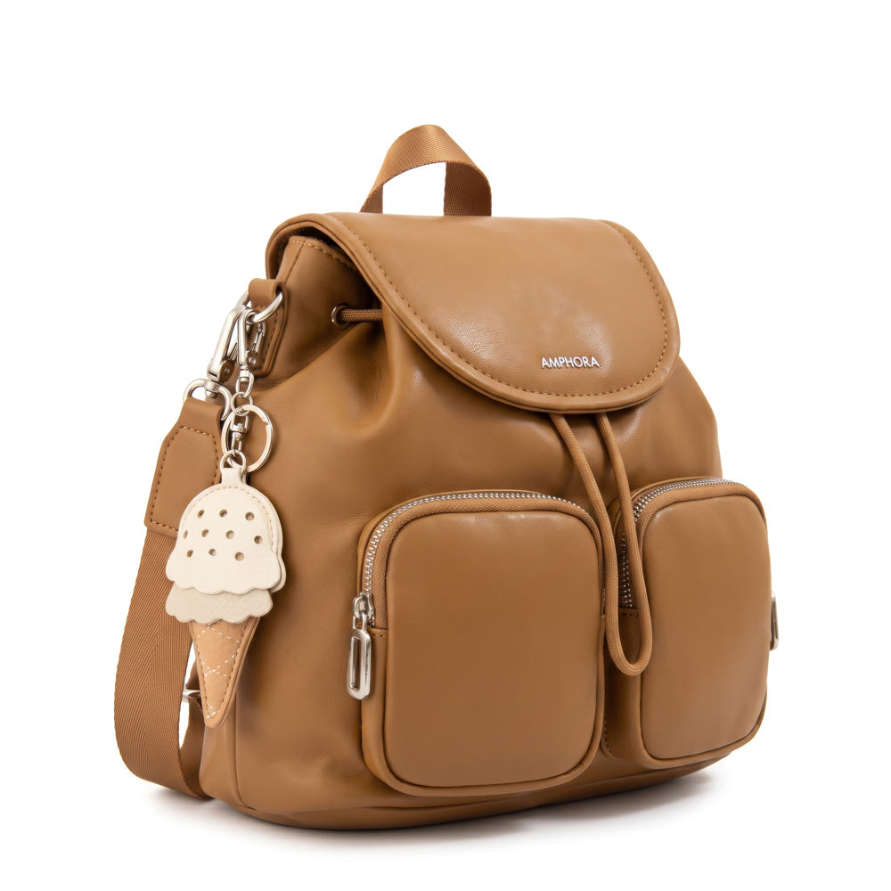 Mochila gelatto beige oscuro