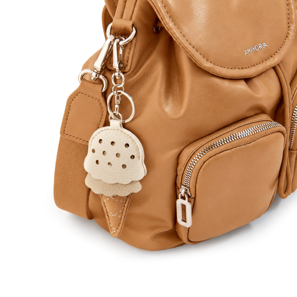 Mochila gelatto beige oscuro