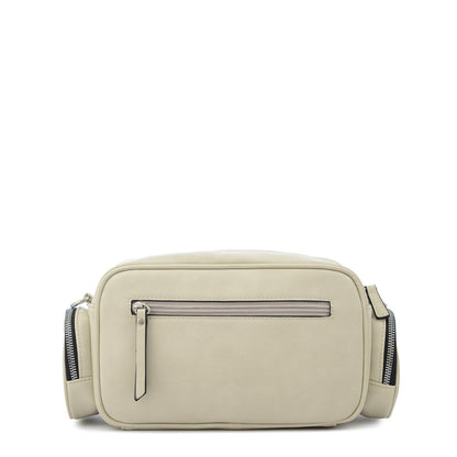 Cartera Bandolera yanis pequeña blanco crudo