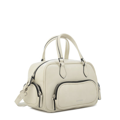 Cartera tote yanis mediana blanco crudo