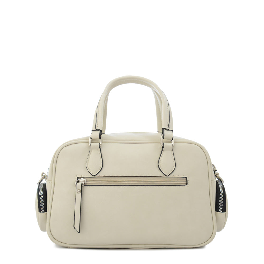 Cartera tote yanis mediana blanco crudo