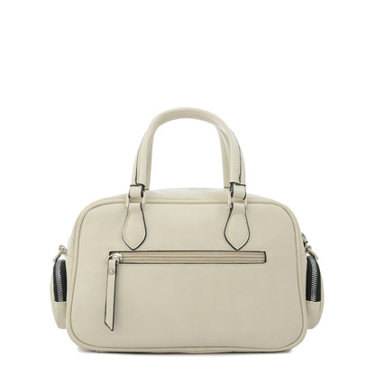 Cartera tote yanis mediana blanco crudo