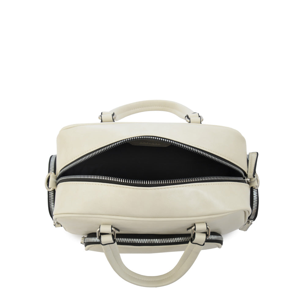 Cartera tote yanis mediana blanco crudo