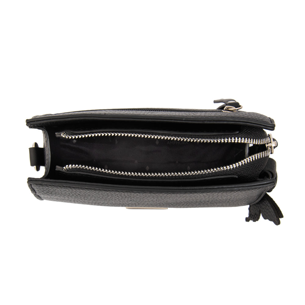 Cartera bandolera maripi pequeña negro