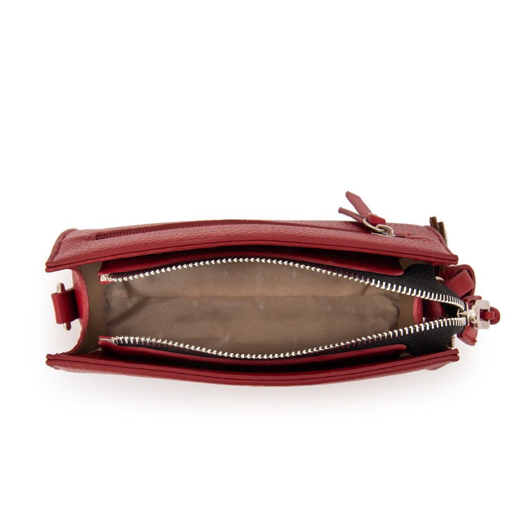 Cartera bandolera maripi pequeña rojo